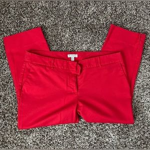 Ellane Rose cropped red pants…❤️